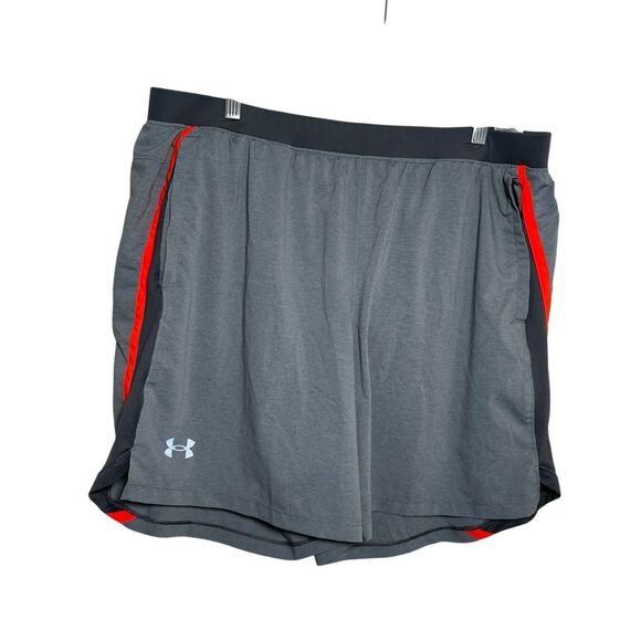 Under Armour Shorts Men's XXL Gray 7" Inseam Lined Athletic Running - Picture 1 of 11